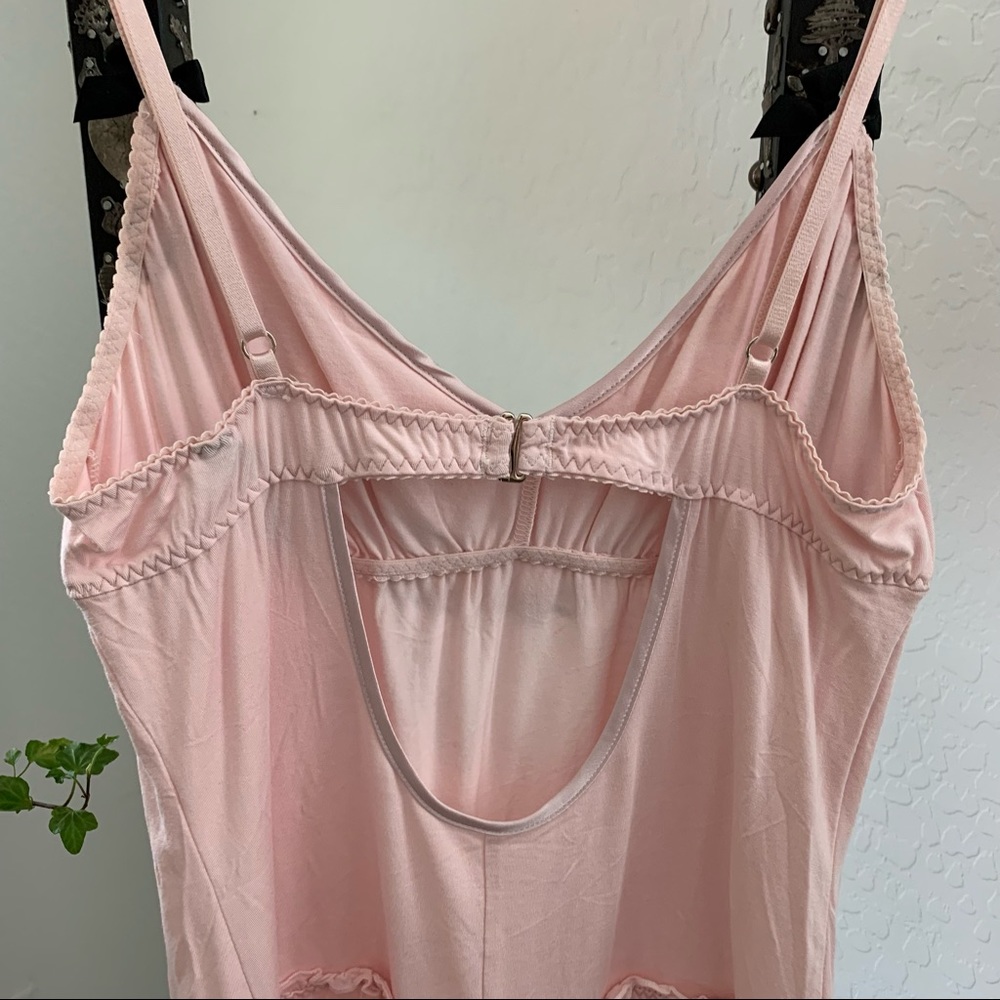Victoria's Secret Pink Ruffle Lace Trim Camisole & Shorts Set - Picture 5 of 8